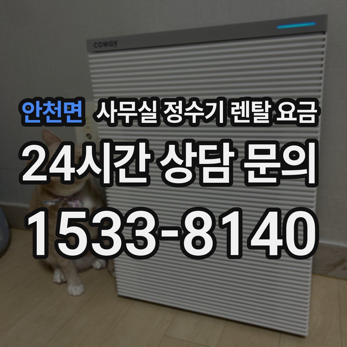 안천면 사무실 정수기 렌탈 요금