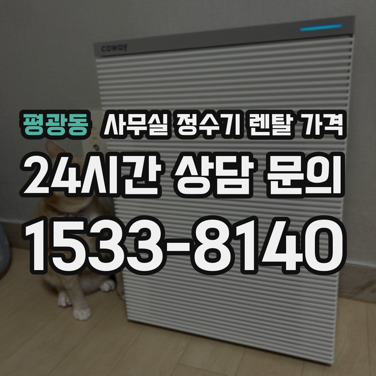 평광동 사무실 정수기 렌탈 가격