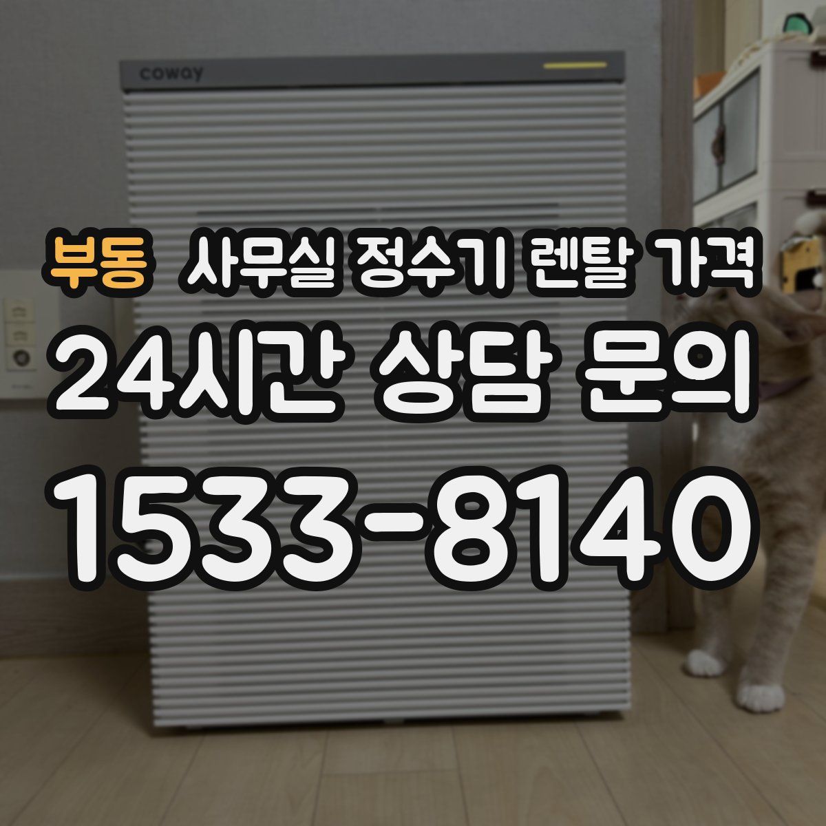 부동 사무실 정수기 렌탈 가격