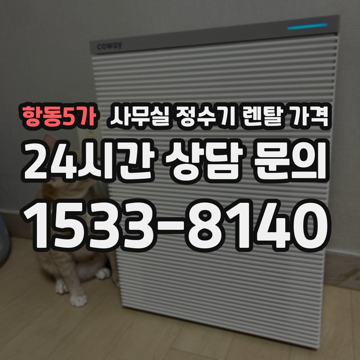 항동5가 사무실 정수기 렌탈 가격