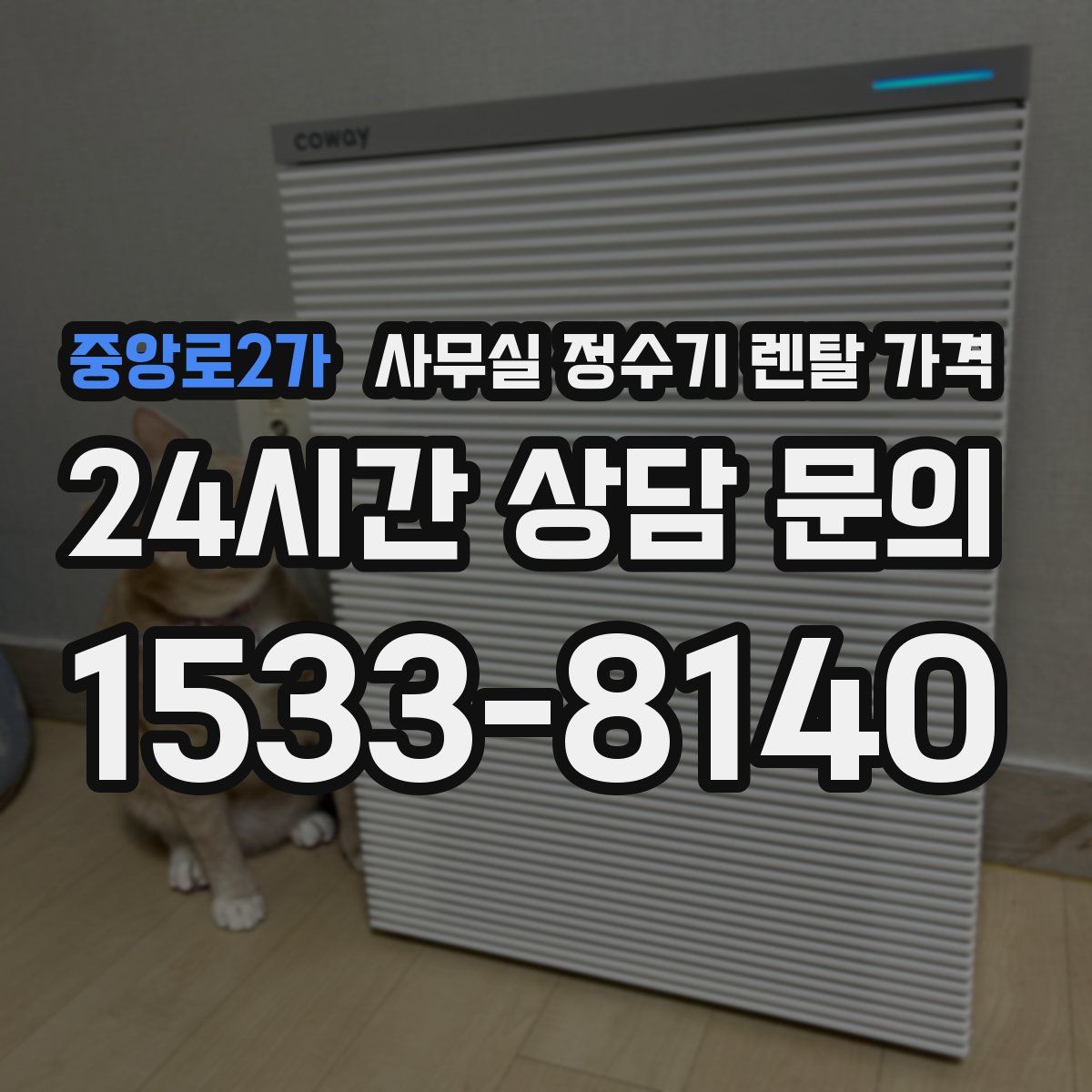 중앙로2가 사무실 정수기 렌탈 가격
