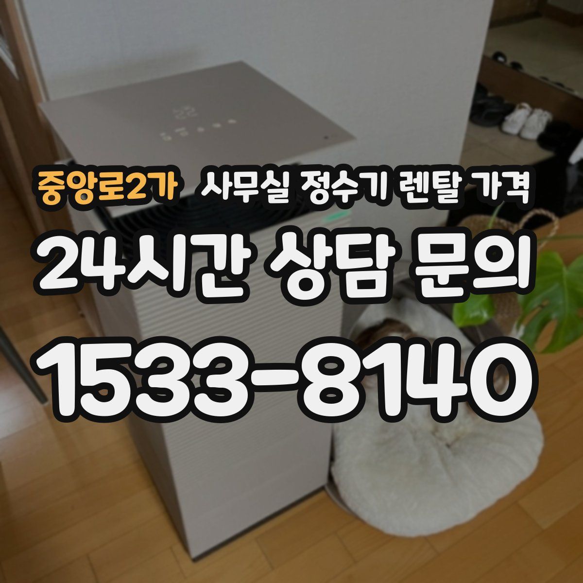 중앙로2가 사무실 정수기 렌탈 가격