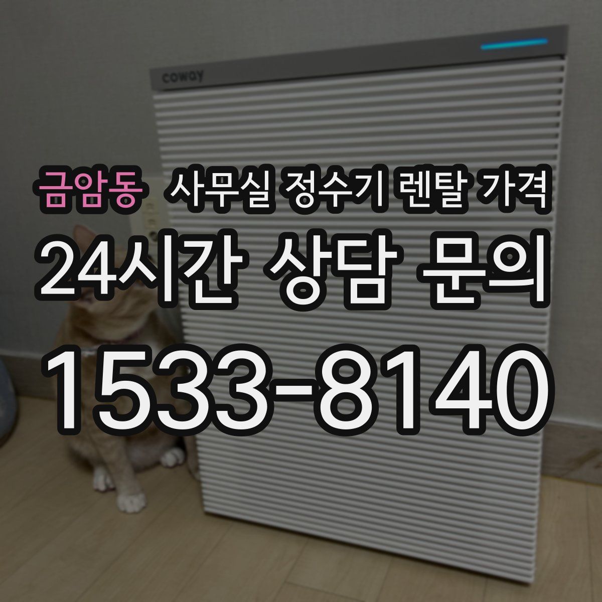 금암동 사무실 정수기 렌탈 가격