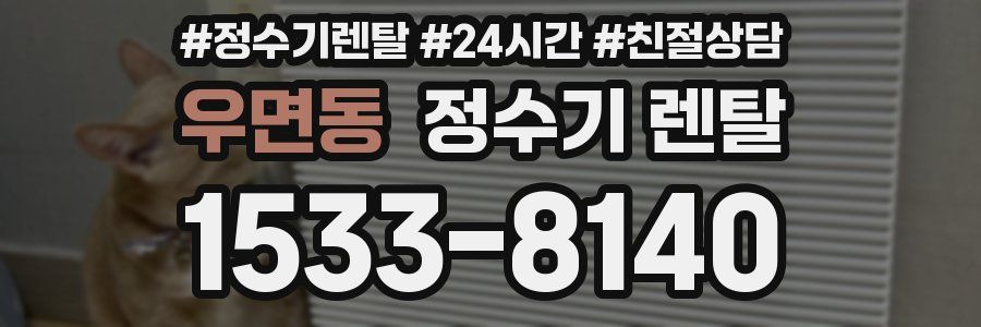 우면동 정수기 렌탈