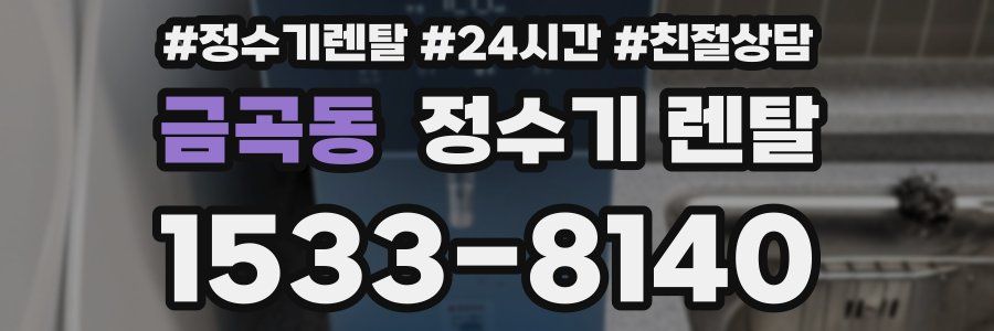 금곡동 정수기 렌탈
