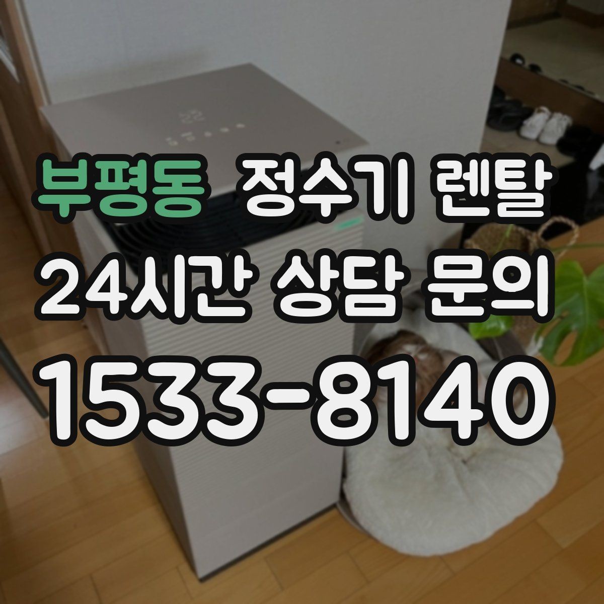 부평동 정수기 렌탈 부모님 댁에는 조작이 단순한 제품이 좋은 이유