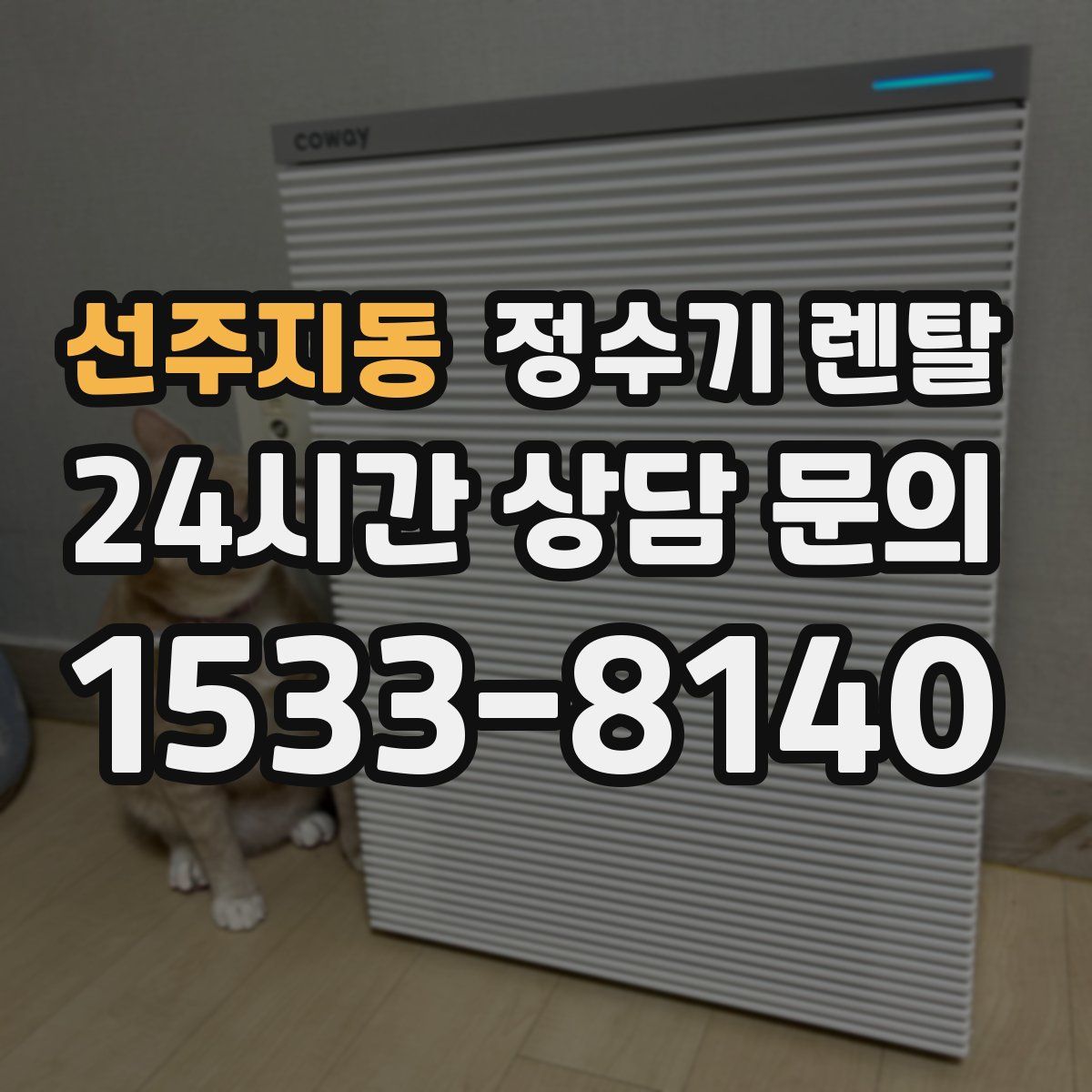 선주지동 정수기 렌탈
