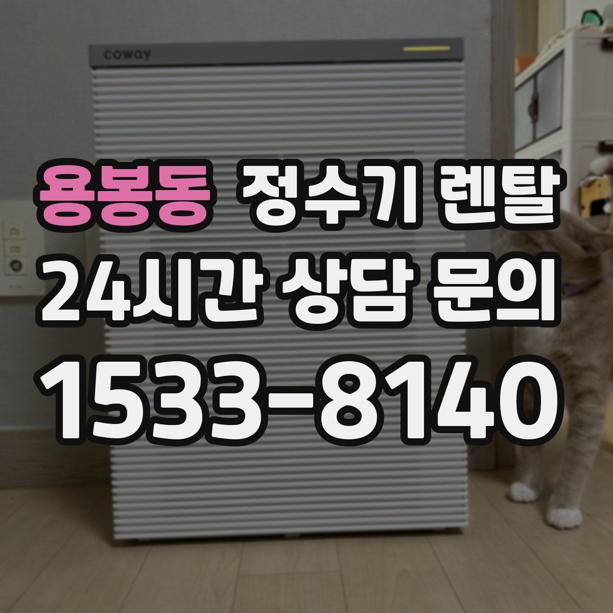 용봉동 정수기 렌탈