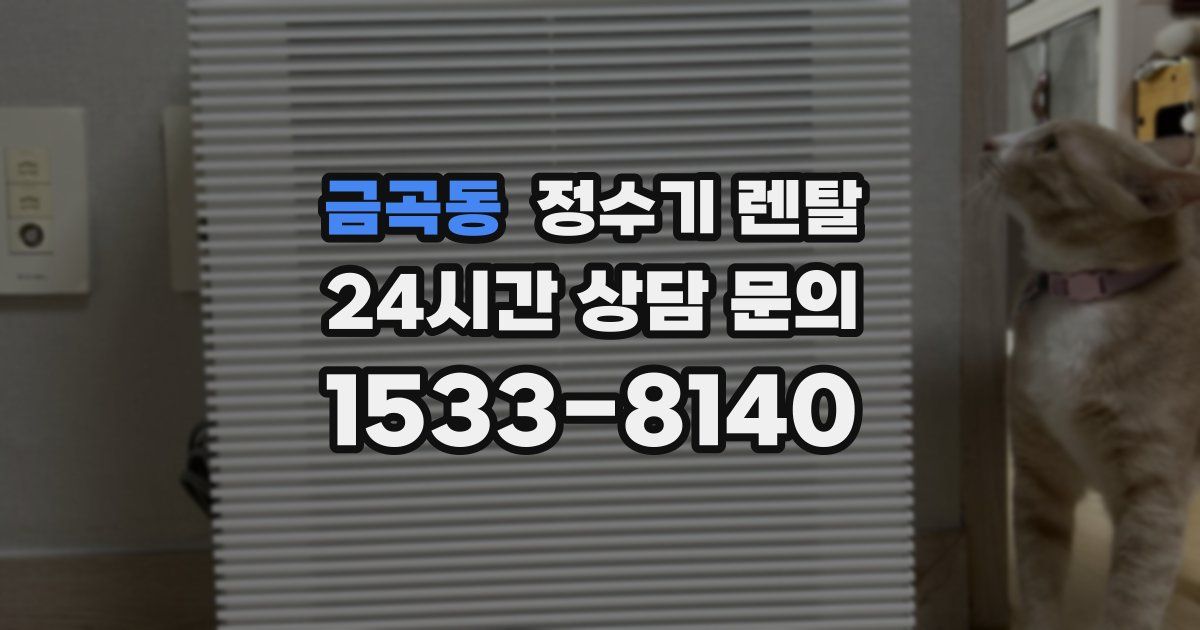 금곡동 정수기 렌탈