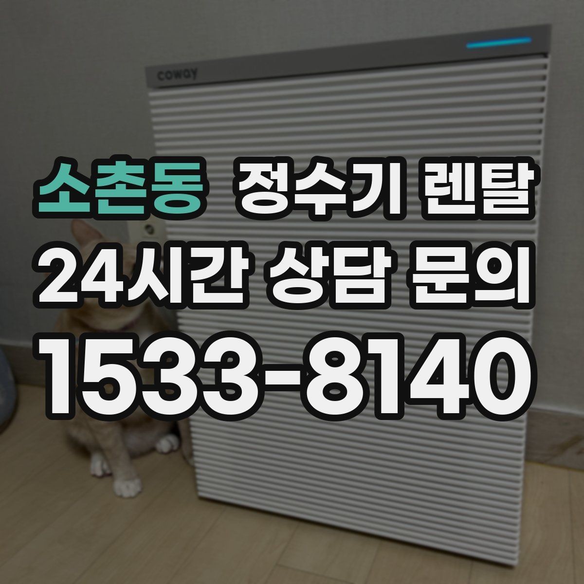 소촌동 정수기 렌탈 설치부터 관리까지 깔끔하게 정리했습니다