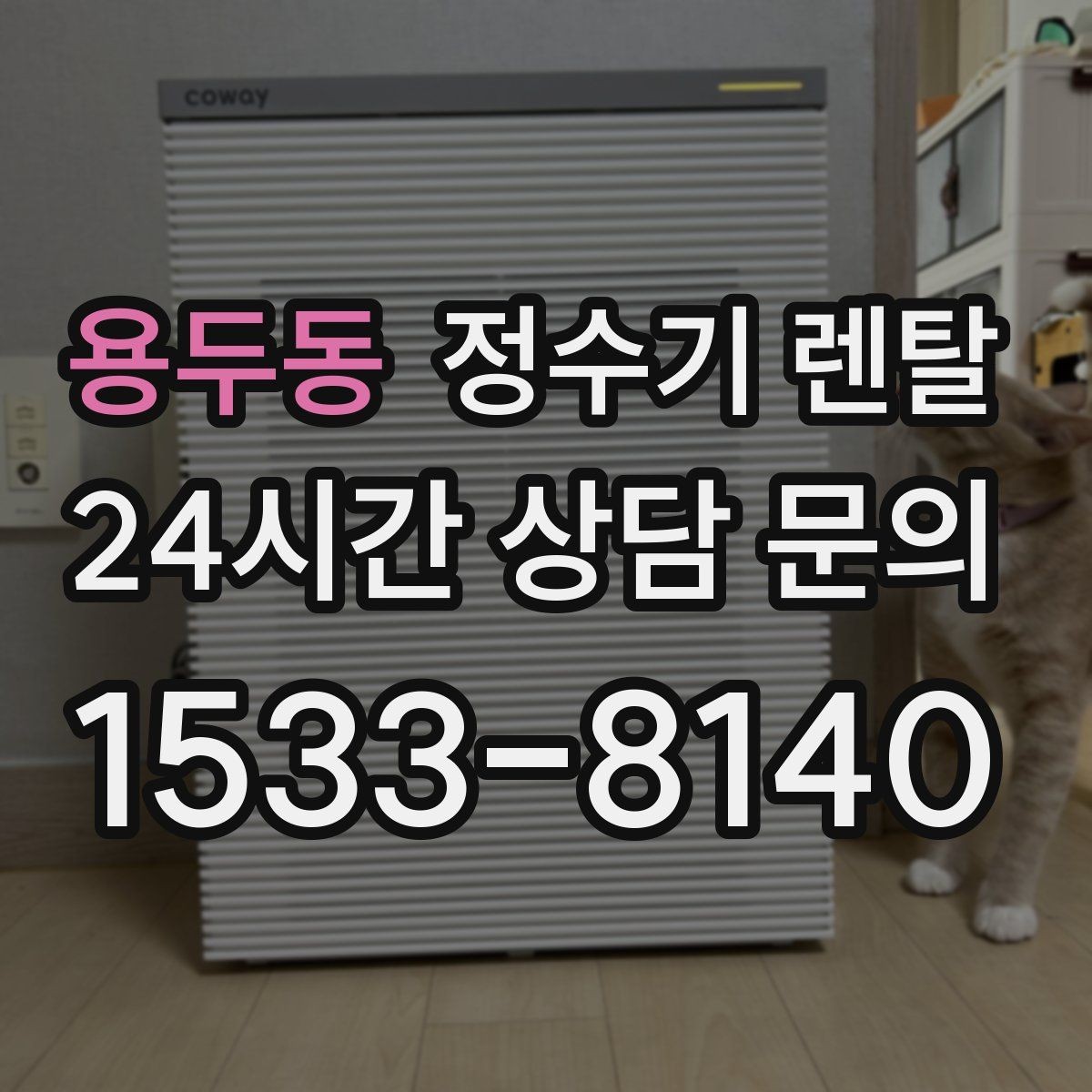 용두동 정수기 렌탈 정수량 부족이 생기는 대표 상황