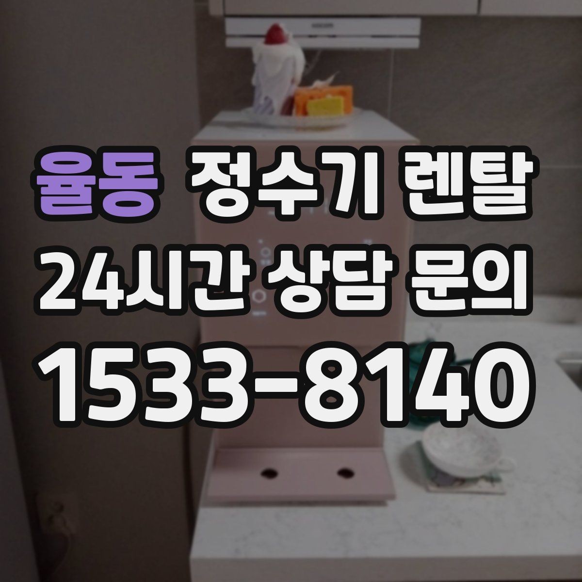율동 정수기 렌탈 설치 후 처음 한 달 관리가 중요한 이유