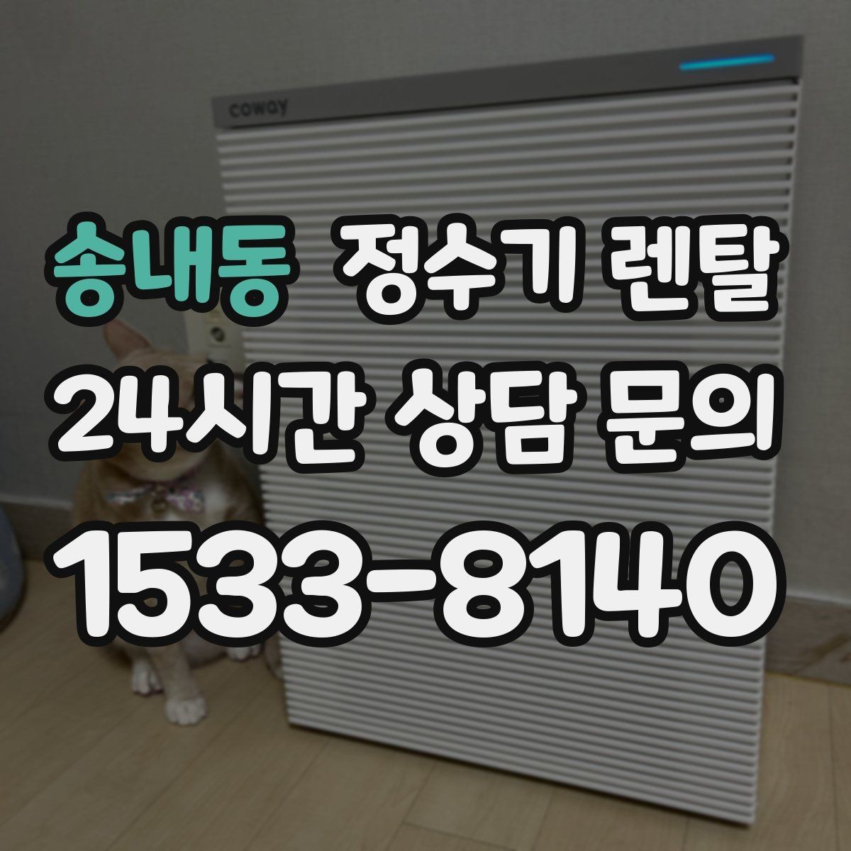 송내동 정수기 렌탈 하루 물 사용량으로 모델 고르는 방법