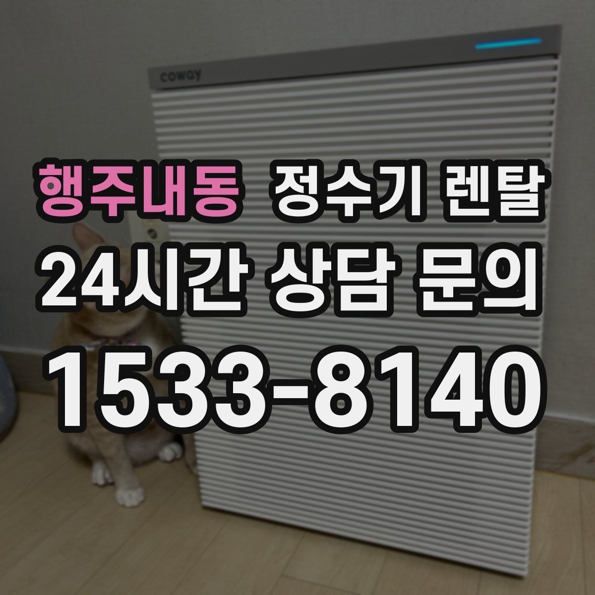 행주내동 정수기 렌탈 렌탈료 비교할 때 반드시 봐야 할 항목