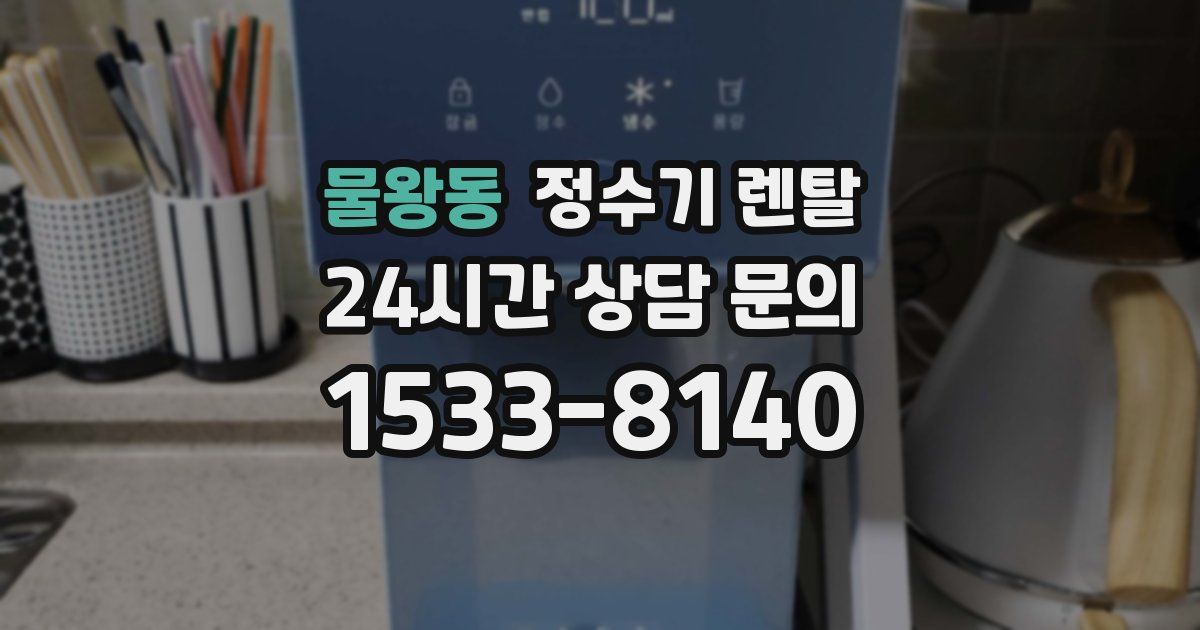 물왕동 정수기 렌탈