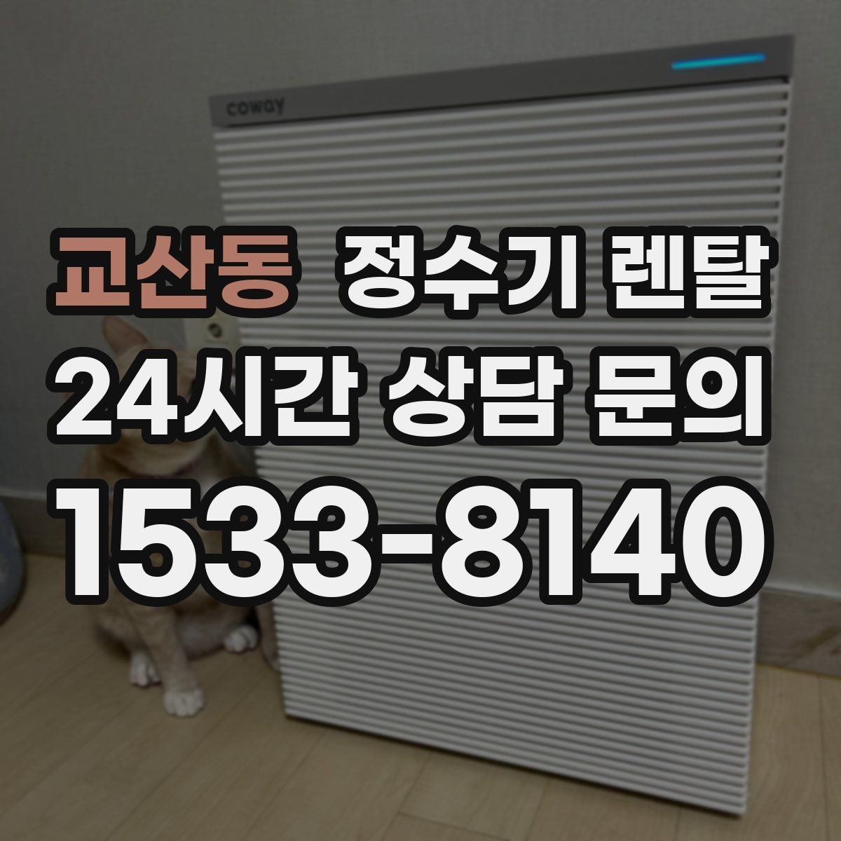 교산동 정수기 렌탈 스탠드형이 유리한 사용 패턴 정리