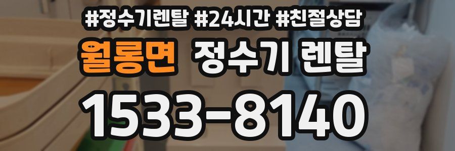 월롱면 정수기 렌탈