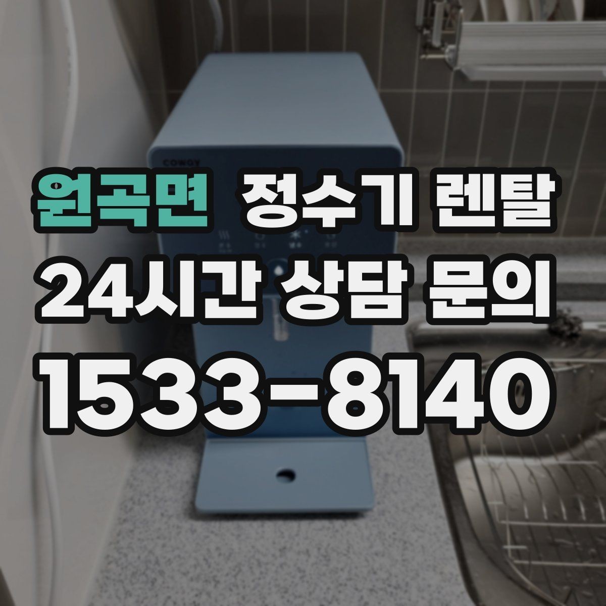 원곡면 정수기 렌탈 스테인리스 코크가 선호되는 이유