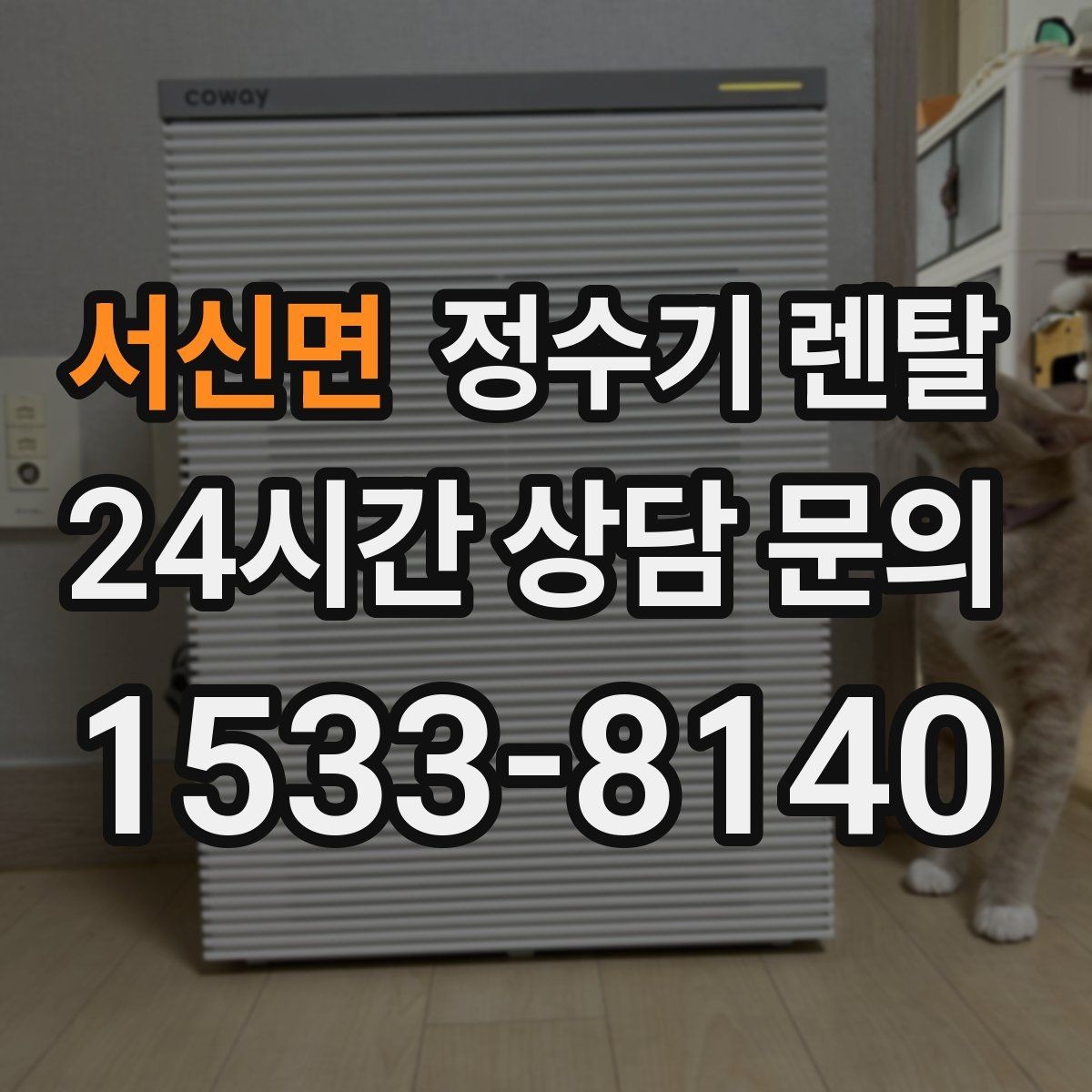 서신면 정수기 렌탈 텀블러 물병 채우기 편한 높이 고르기