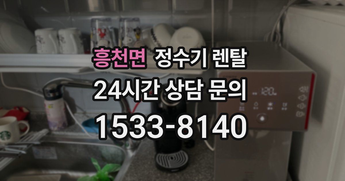 흥천면 정수기 렌탈