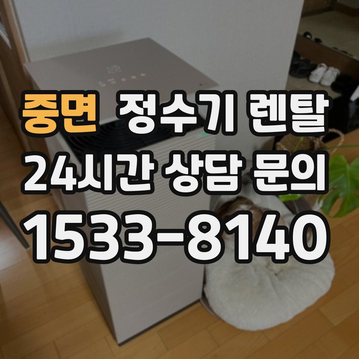 중면 정수기 렌탈