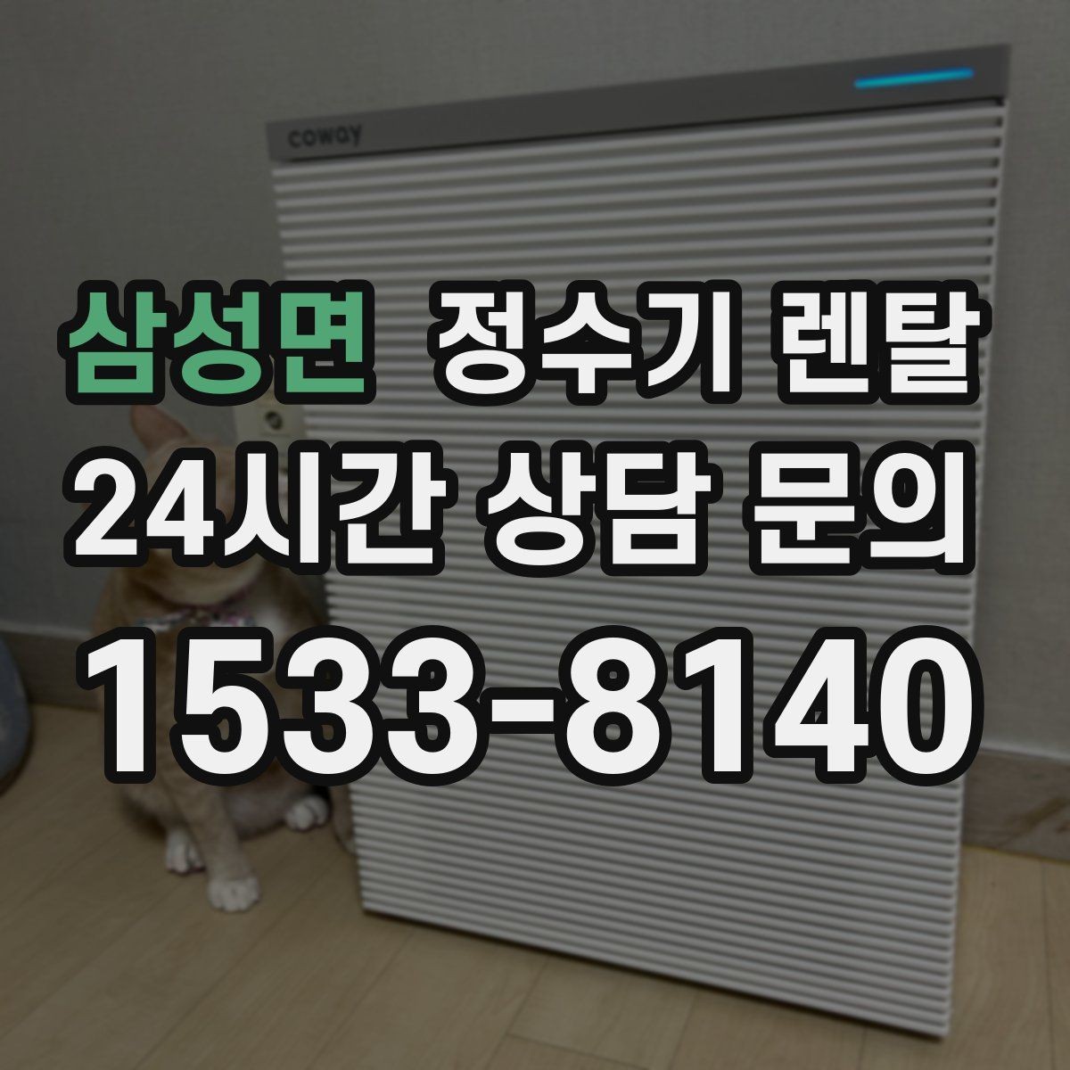 삼성면 정수기 렌탈 부모님 댁에는 조작이 단순한 제품이 좋은 이유