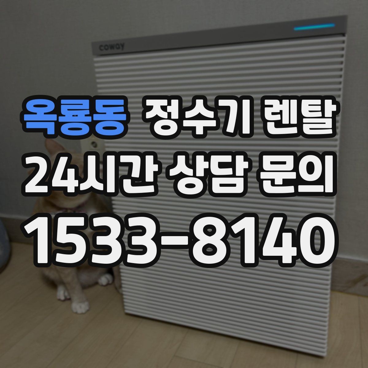 옥룡동 정수기 렌탈 위생 좋은 정수기 고르는 현실 체크리스트