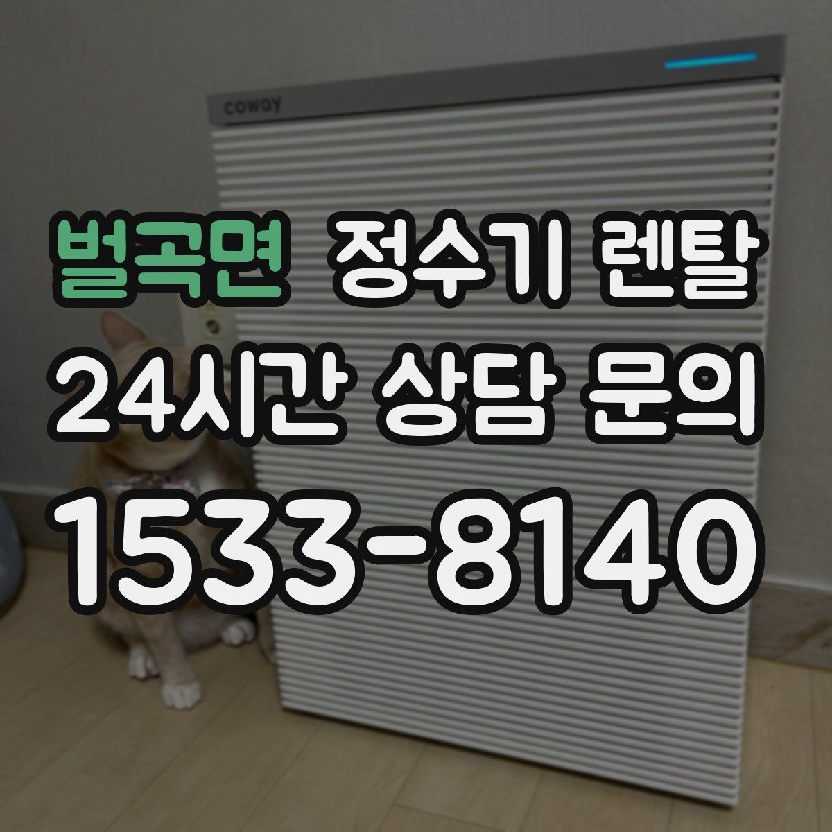 벌곡면 정수기 렌탈 방문 관리와 자가 관리 차이 정리