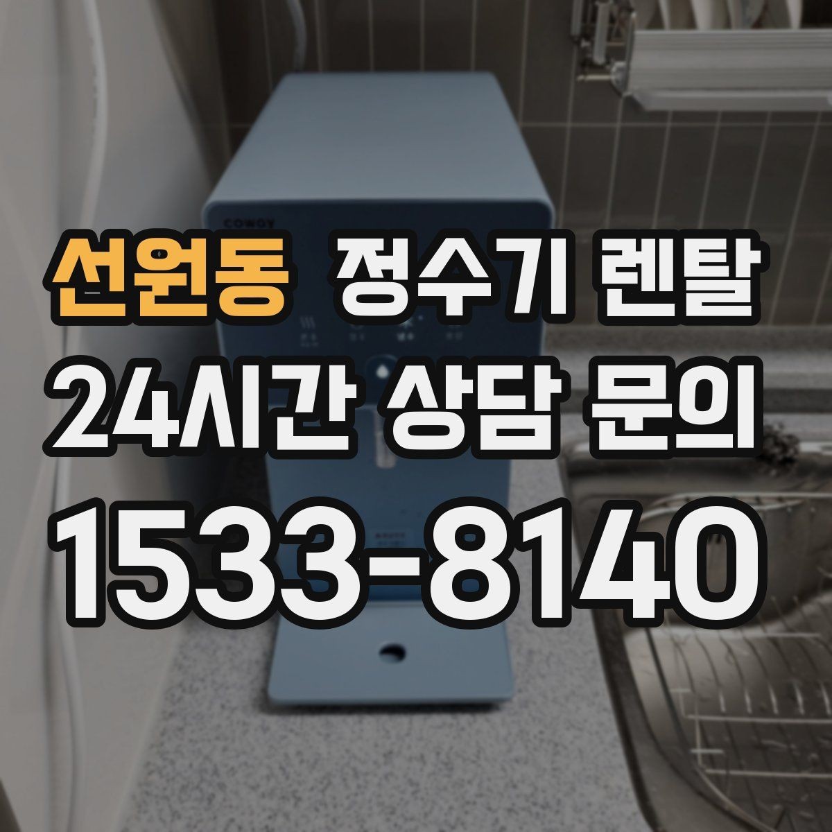 선원동 정수기 렌탈 색상 선택으로 주방 분위기 맞추기