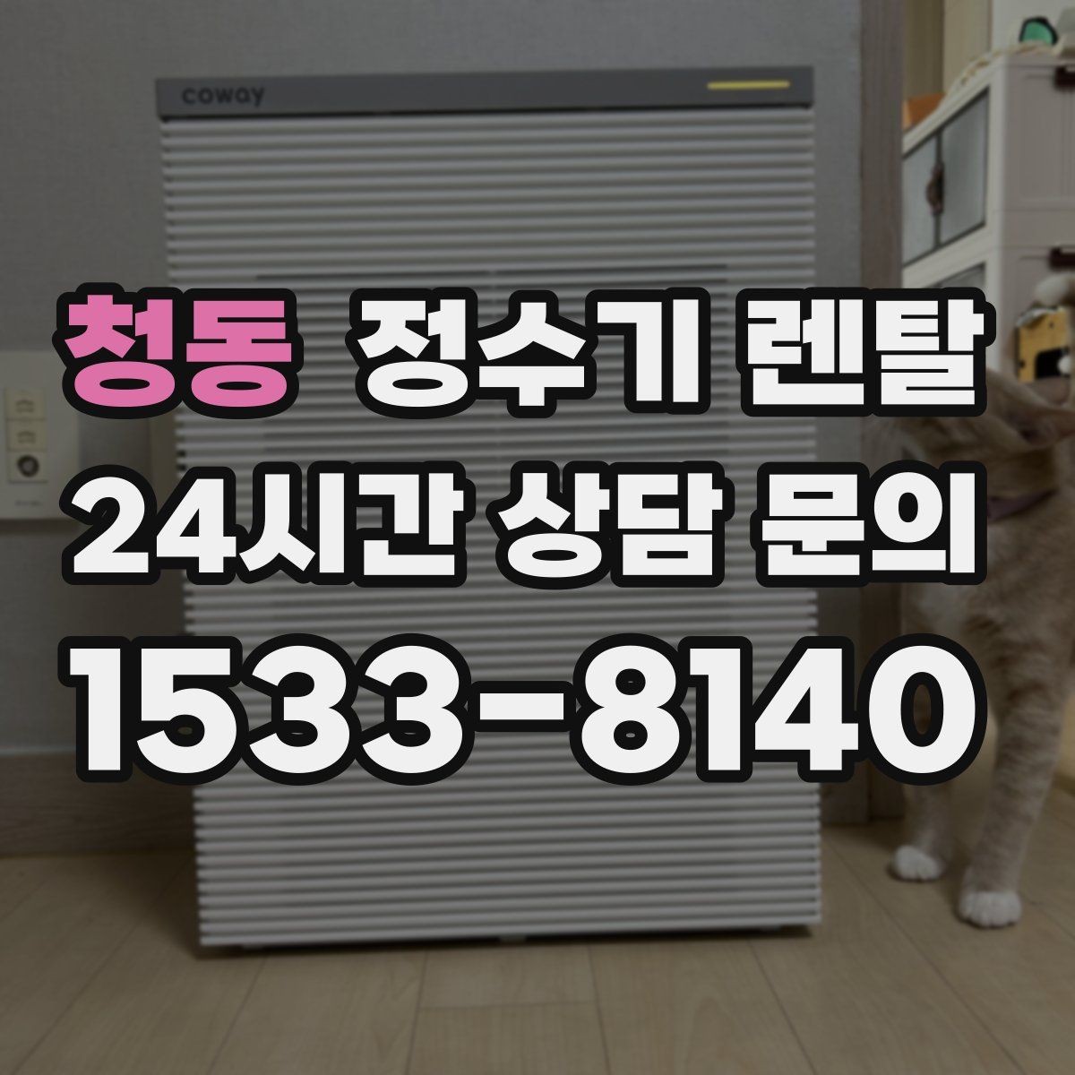 청동 정수기 렌탈 휴가 다녀온 뒤 처음 물 받을 때 주의할 점