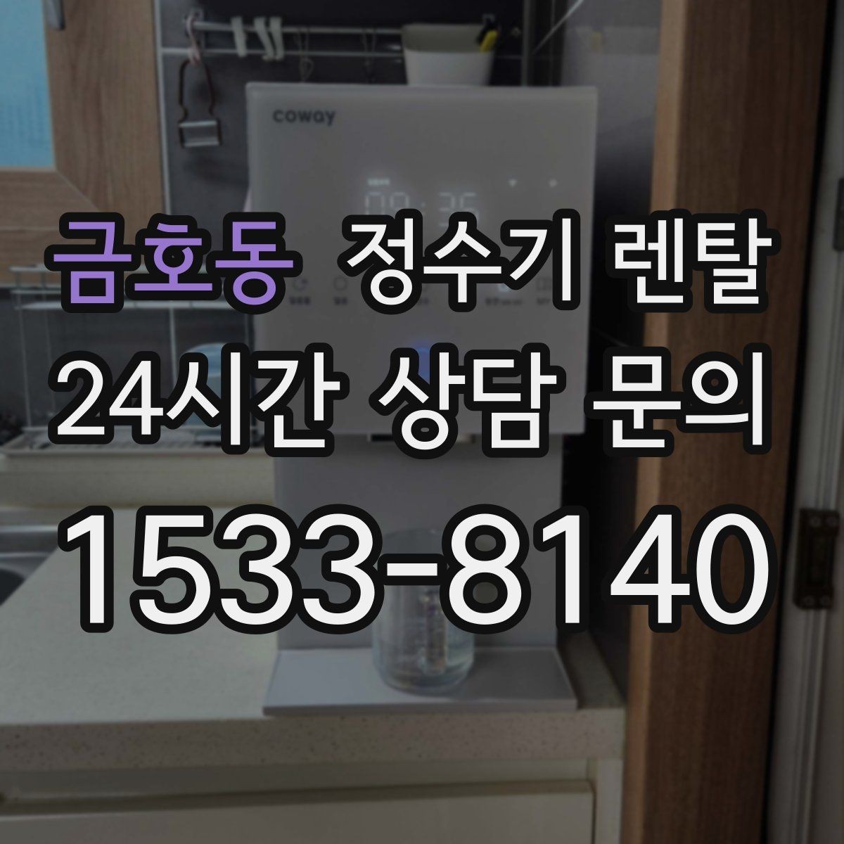 금호동 정수기 렌탈 정수 전용이 더 좋은 경우 정리