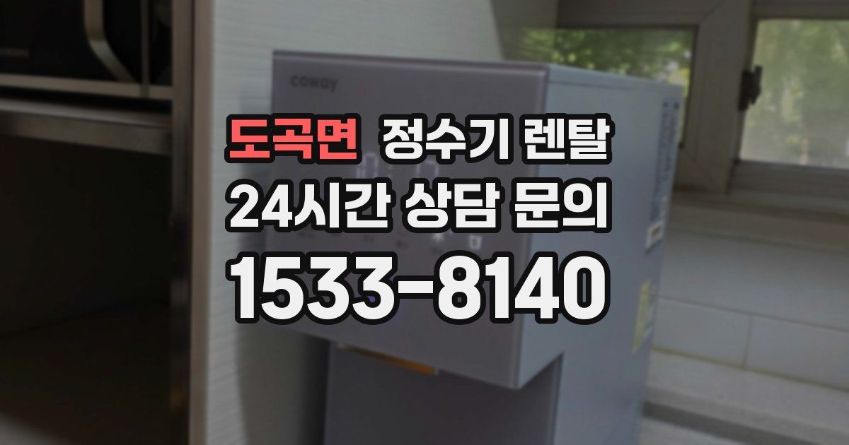 도곡면 정수기 렌탈