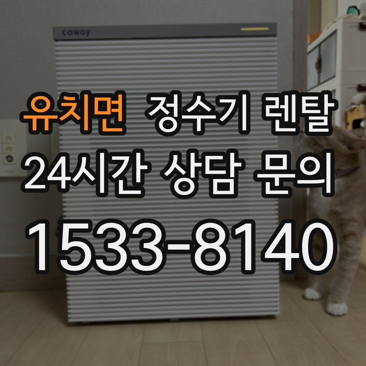 유치면 정수기 렌탈 데스크형이 편한 주방 구조는 이런 경우