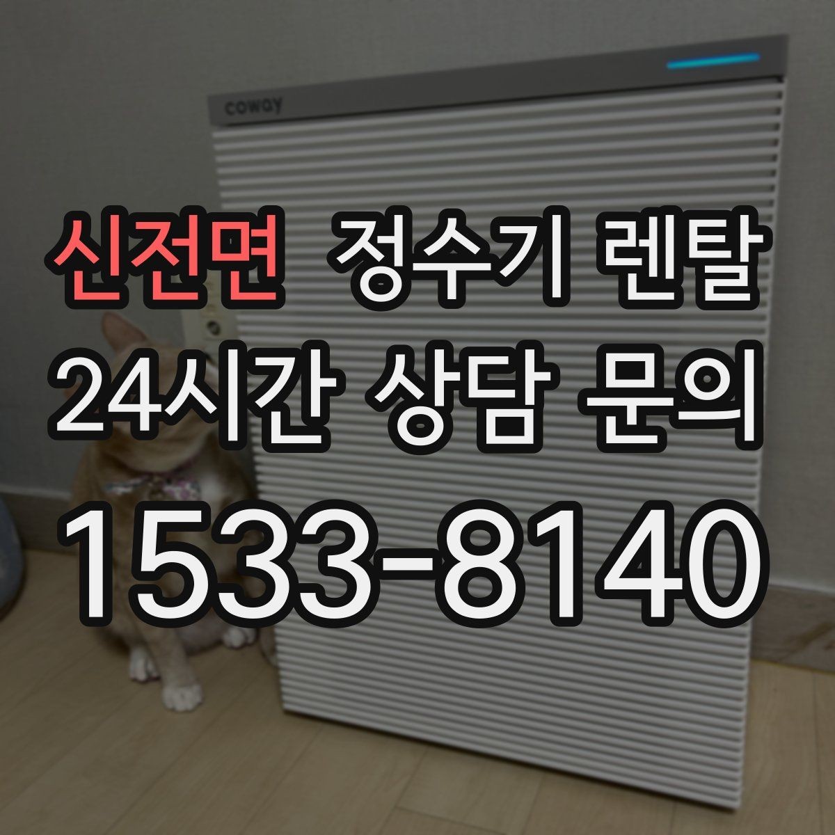 신전면 정수기 렌탈 작은 원룸 주방에 설치할 때 흔한 실수