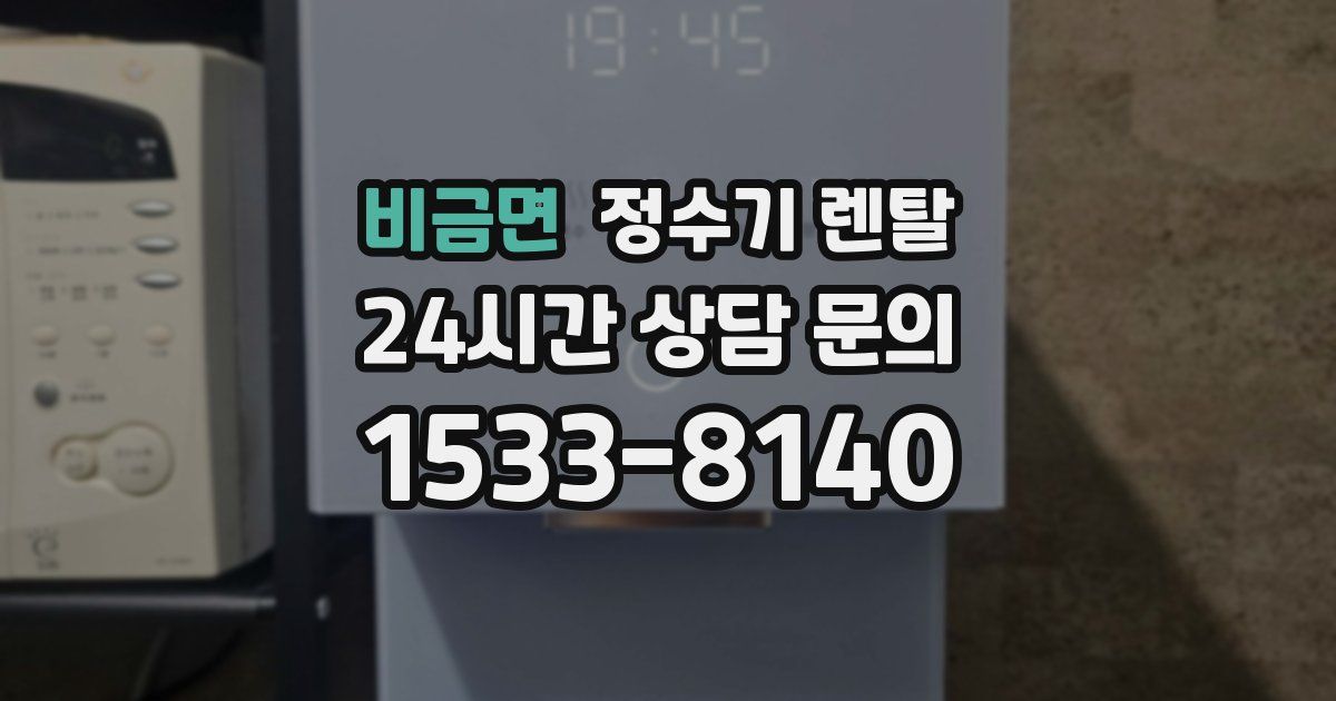 비금면 정수기 렌탈
