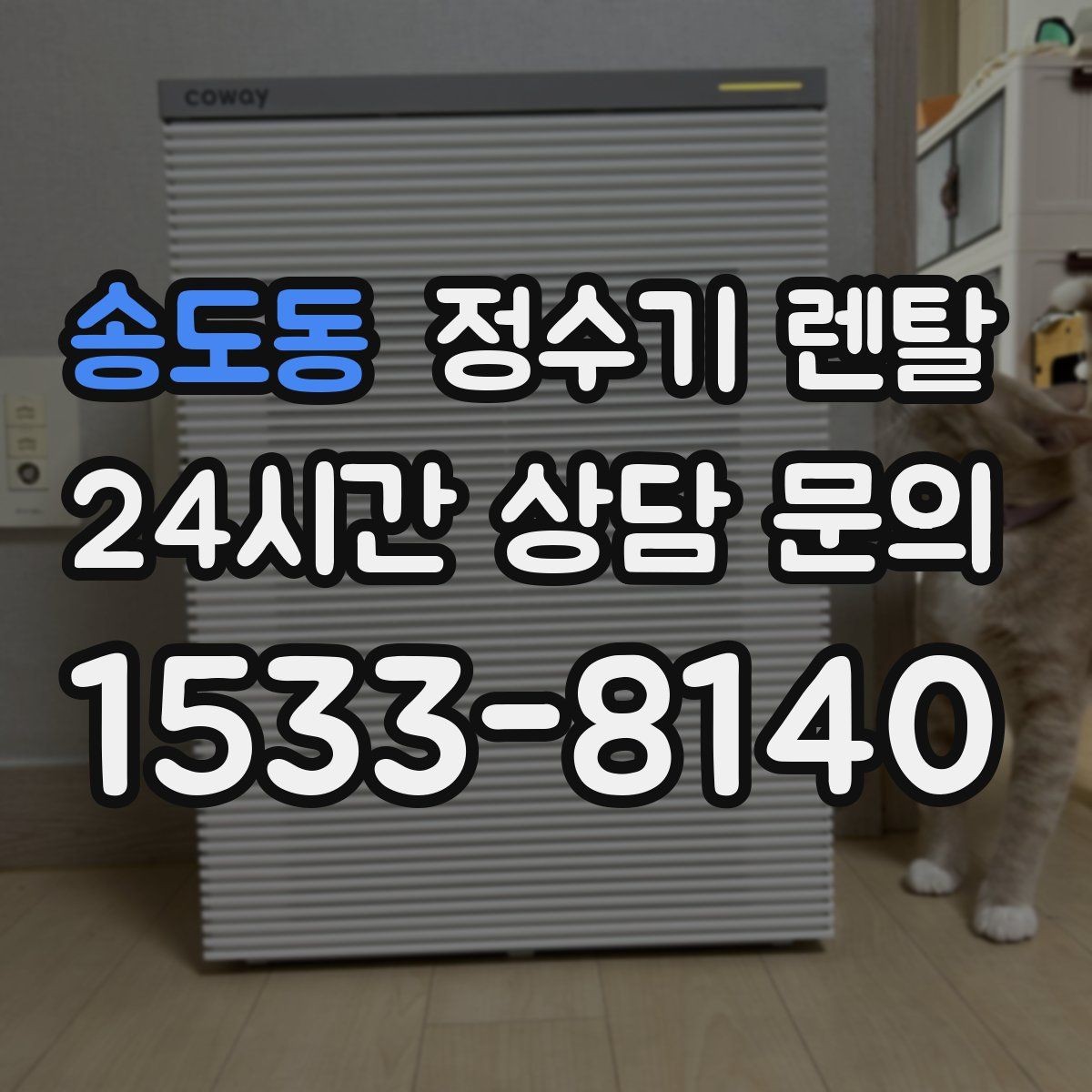 송도동 정수기 렌탈 자가 교체형 필터 장단점 정리