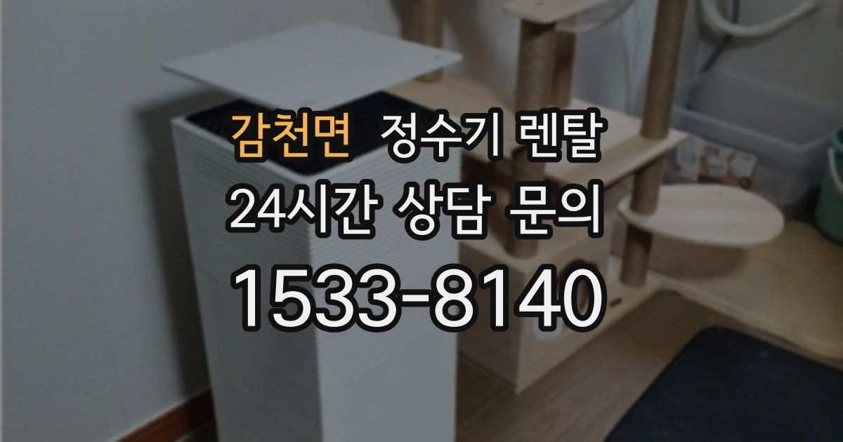 감천면 정수기 렌탈
