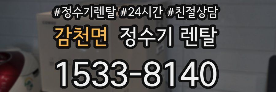 감천면 정수기 렌탈