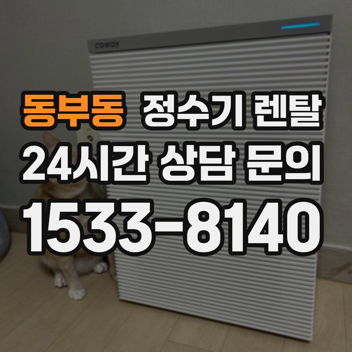 동부동 정수기 렌탈 소음이 신경 쓰이면 체크해야 할 것