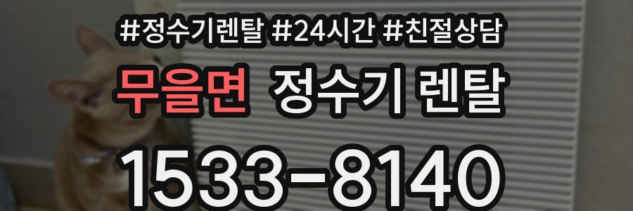 무을면 정수기 렌탈