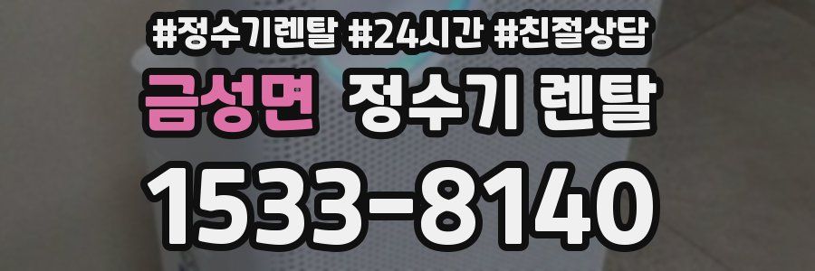 금성면 정수기 렌탈