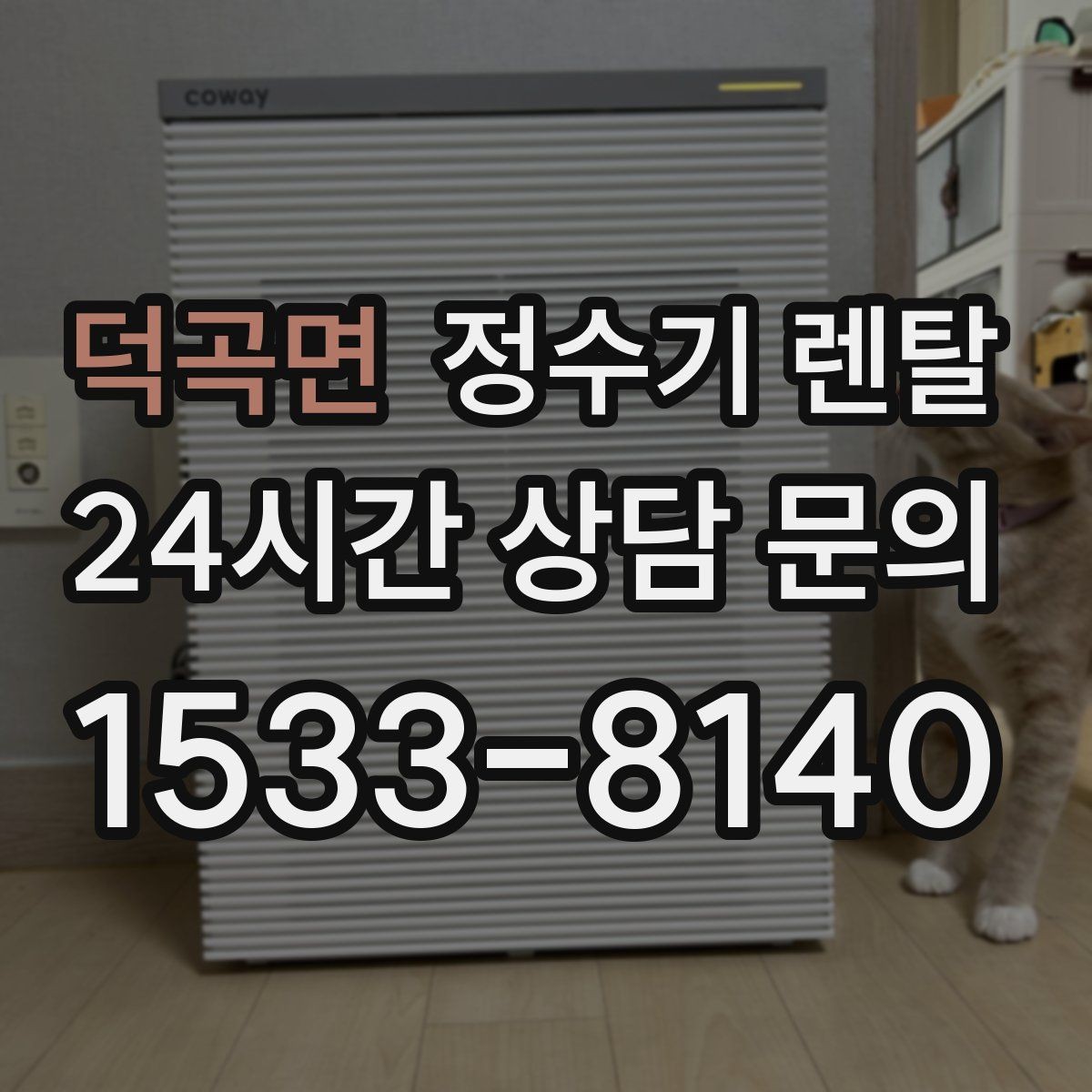 덕곡면 정수기 렌탈 냉수 온도가 약할 때 원인과 대처