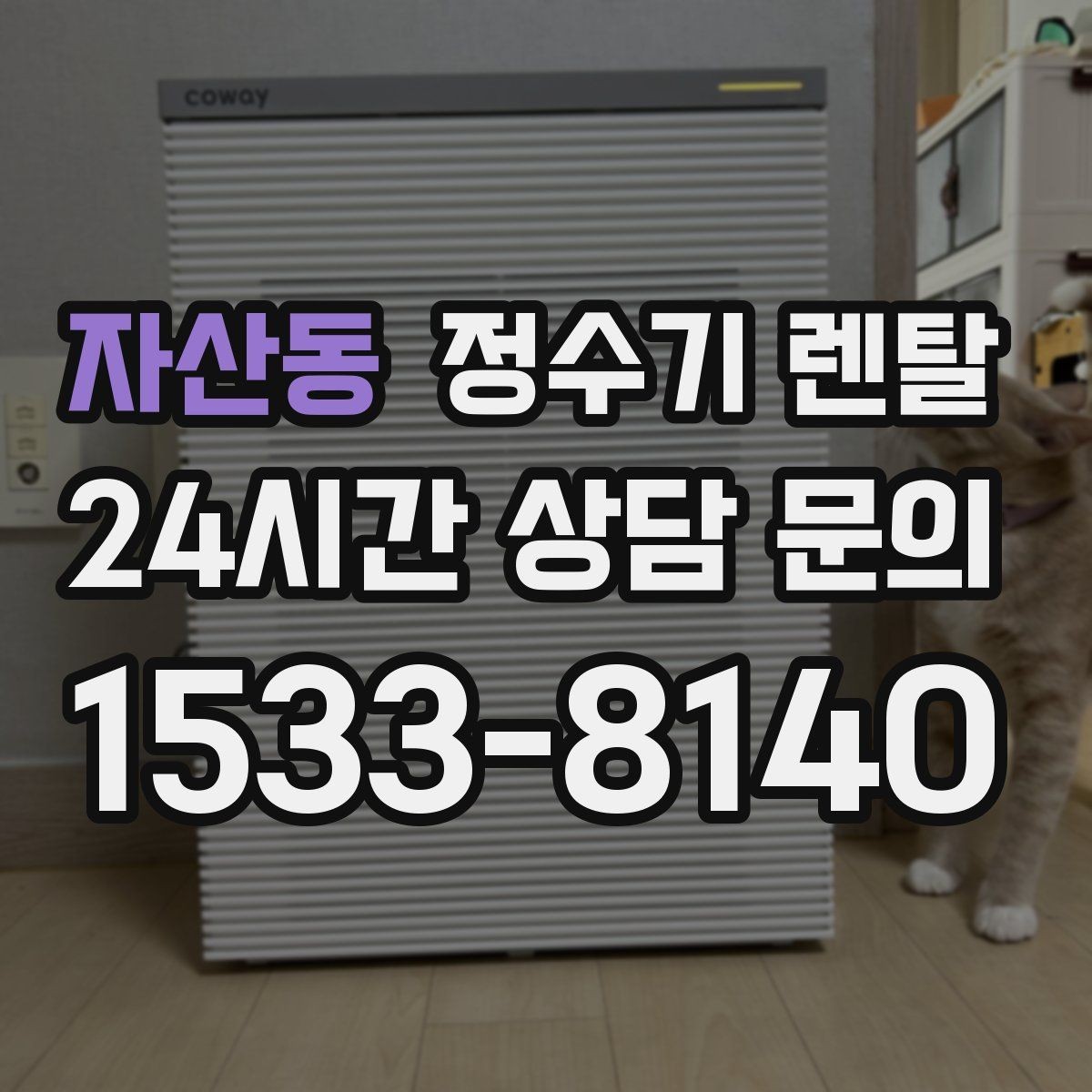 자산동 정수기 렌탈 염소 냄새가 강할 때 선택 기준