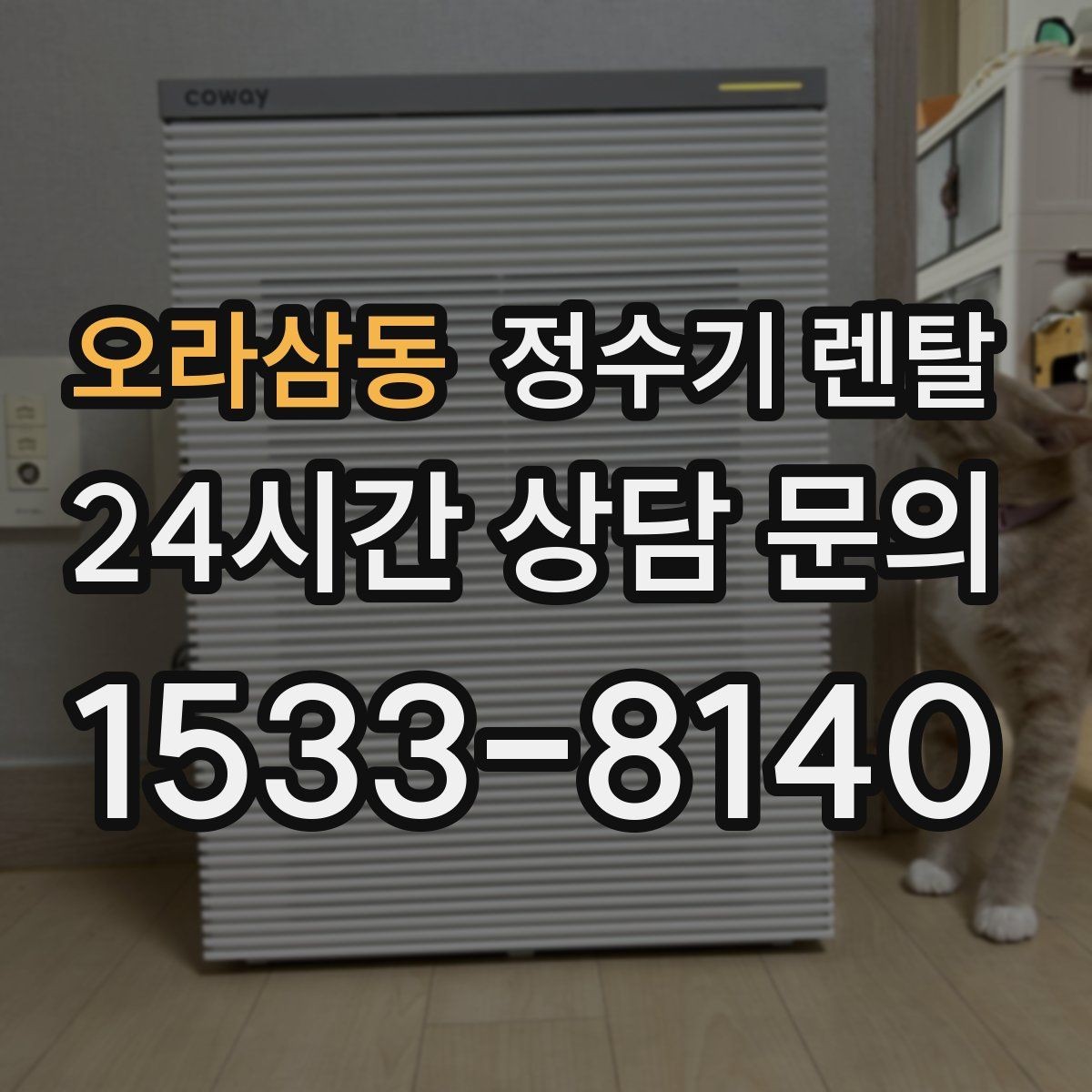 오라삼동 정수기 렌탈 카페 학원 사무실용 선택 기준 정리