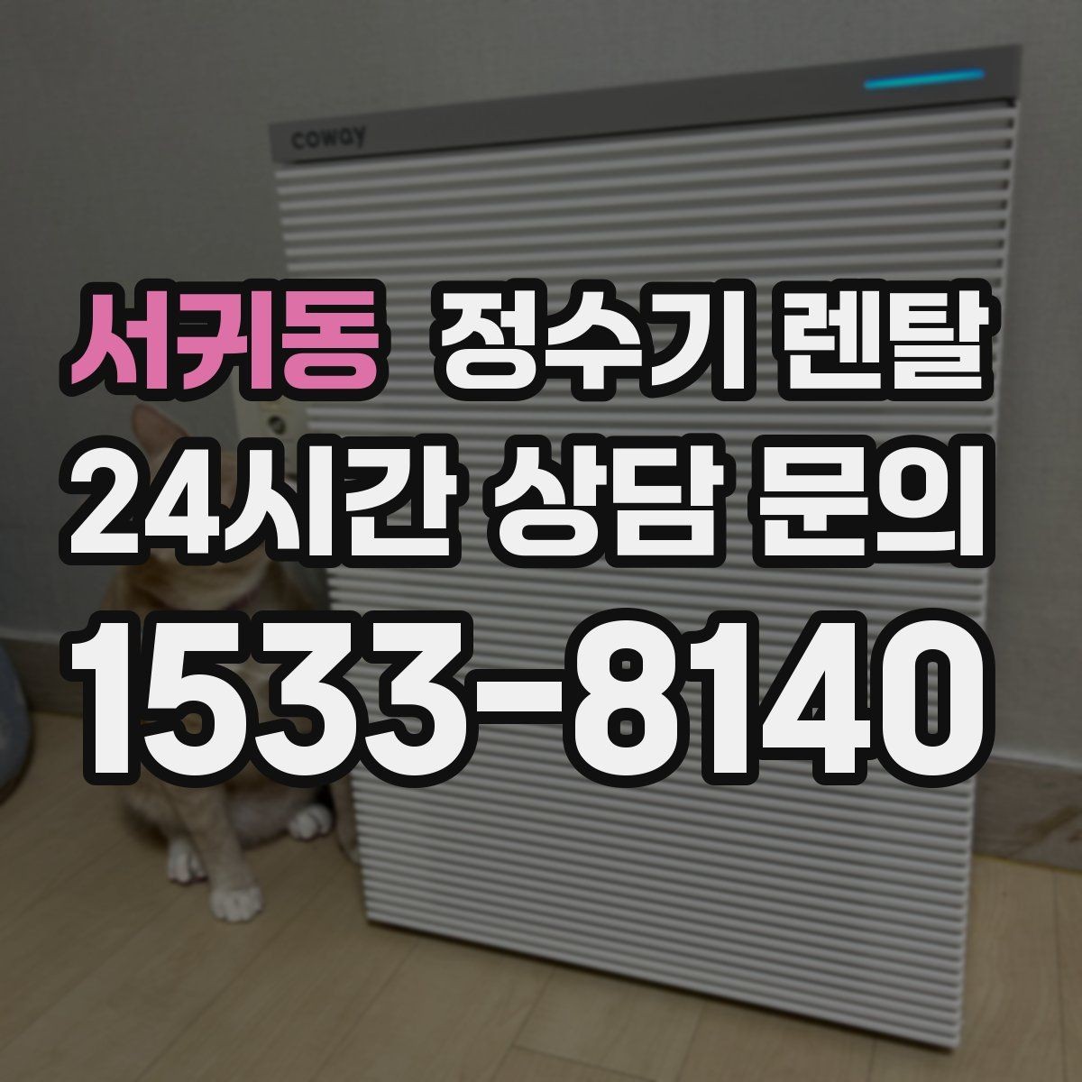 서귀동 정수기 렌탈 설치 후 누수 걱정 줄이는 확인 포인트