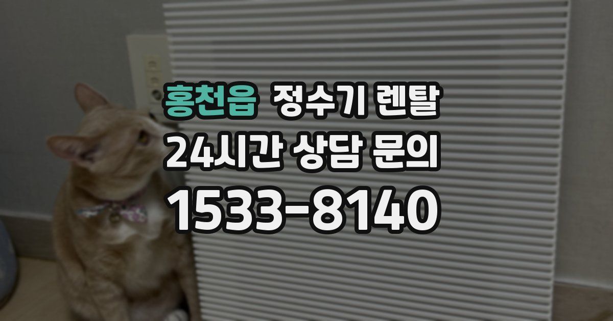 홍천읍 정수기 렌탈