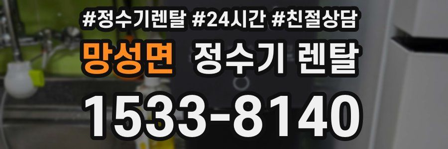 망성면 정수기 렌탈