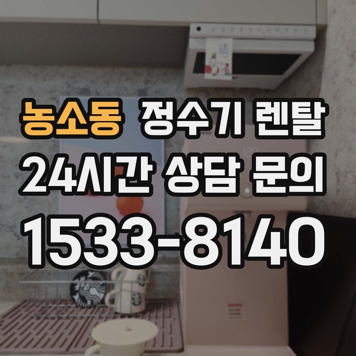 농소동 정수기 렌탈 주방 동선에 맞춘 설치 위치 추천