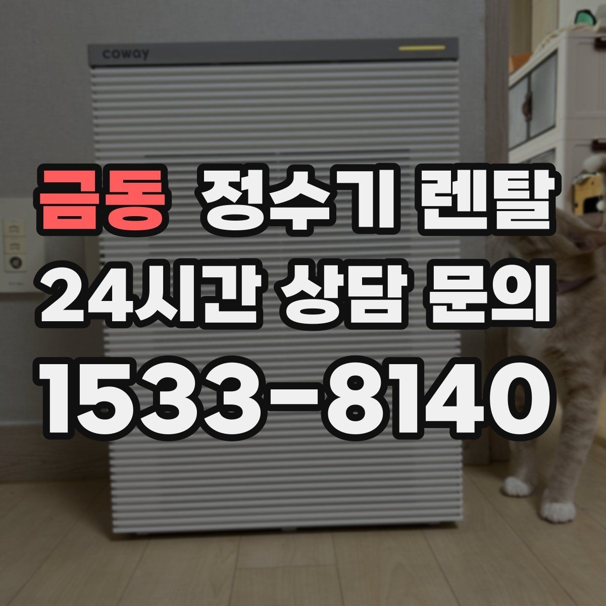 금동 정수기 렌탈 이전 설치 비용이 달라지는 이유