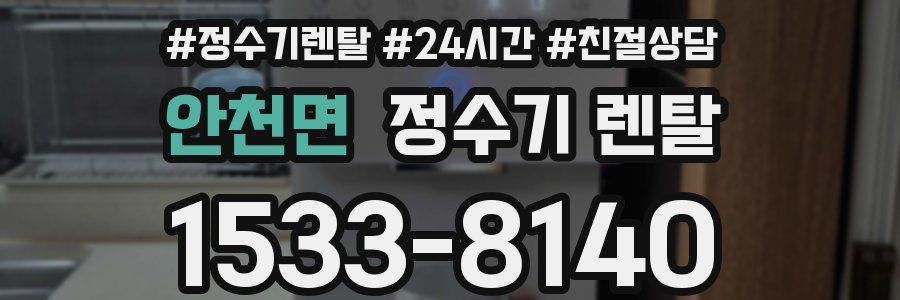 안천면 정수기 렌탈